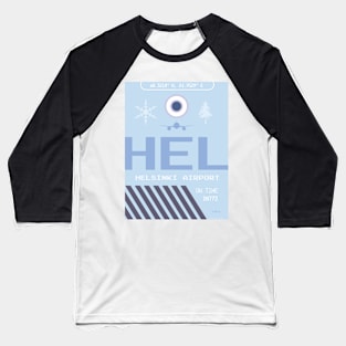 HEL Helsinki airport tag Baseball T-Shirt